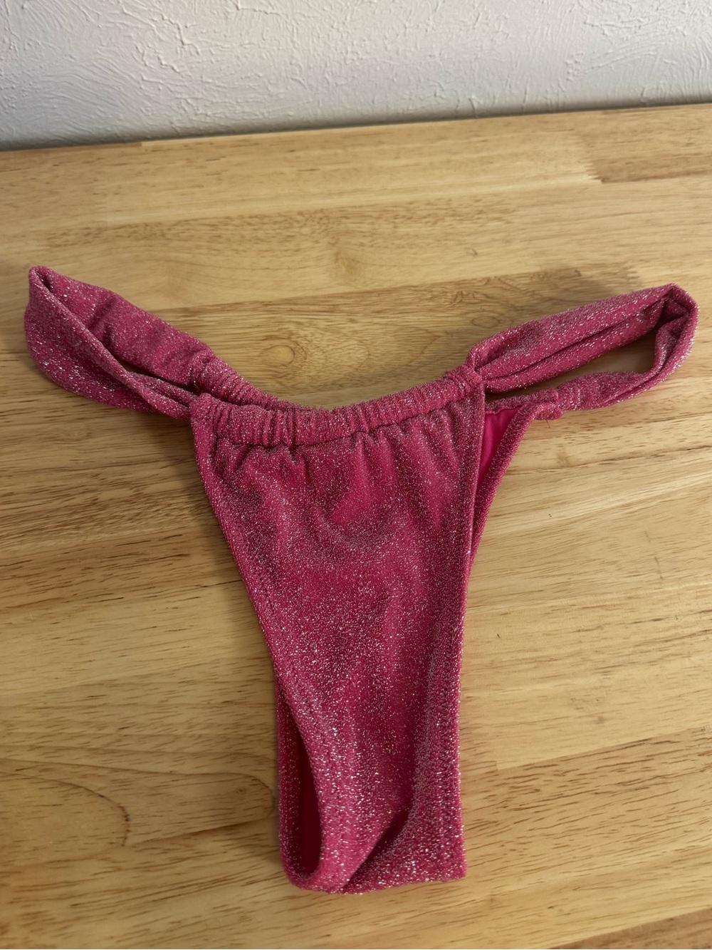 SKIMS Glitter Swim Hot Pink Bikini Bottom